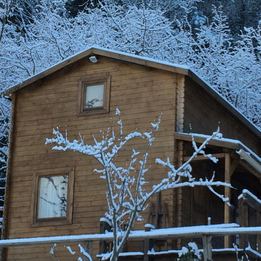 Gites Les Chalets Vezzani Spa Exterior photo